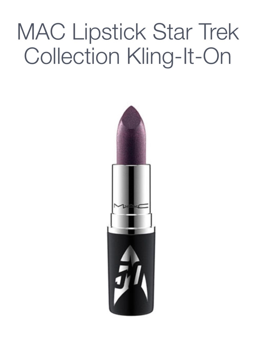 M•A•C Cosmetics Star Wars Limited Edition Collection Kling It On Lipstick